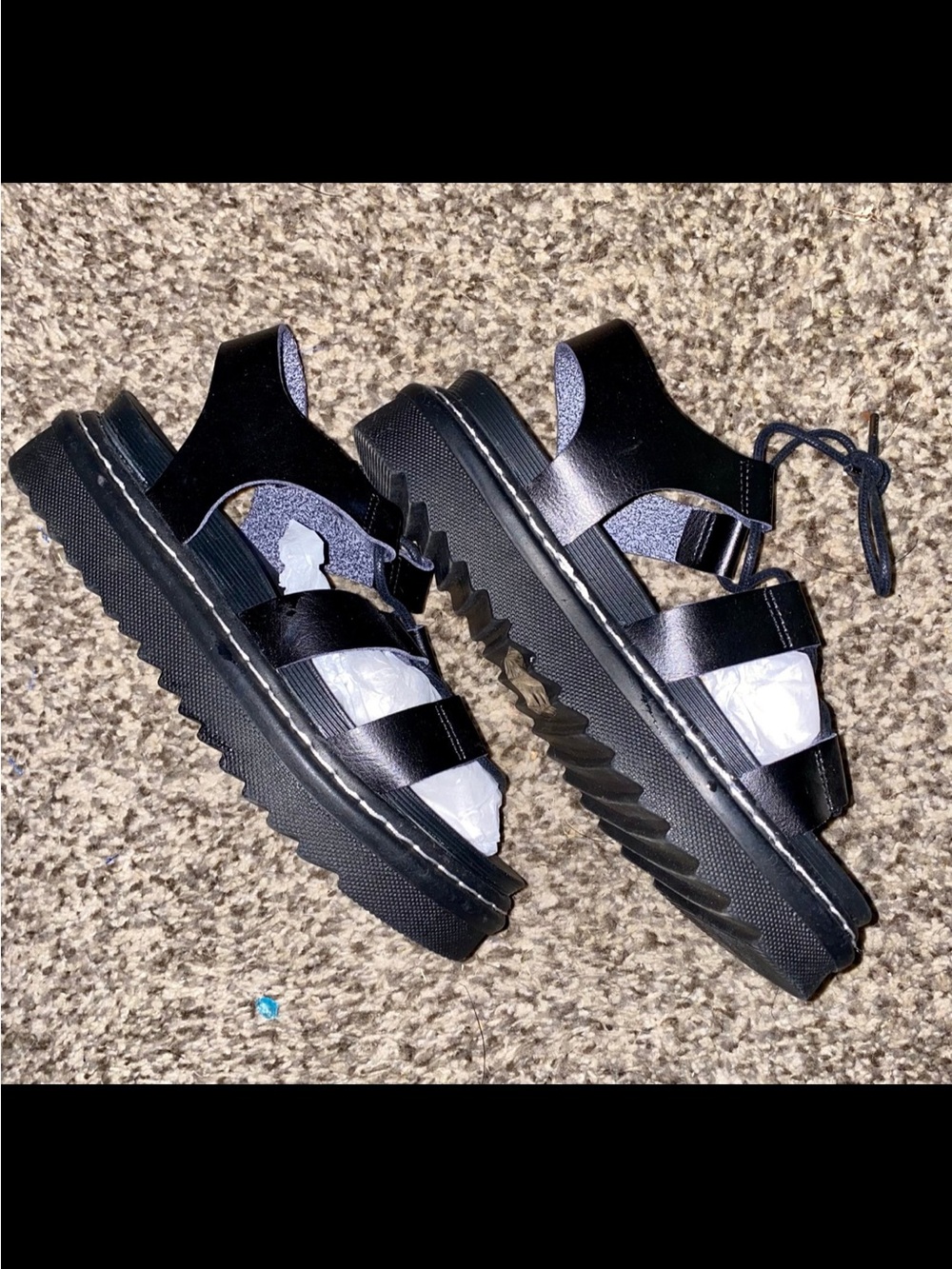 Torrid Women's Black Strappy Platform Sandals - Picture 3 of 4
